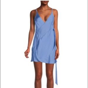 free people silk wrap dress